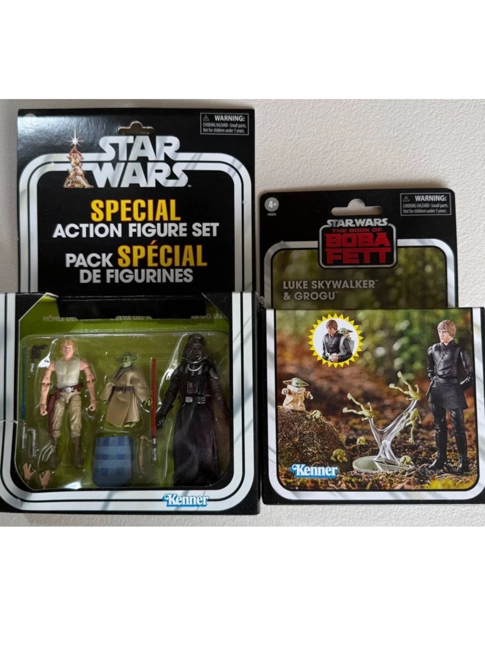 Star Wars Vintage Collection Luke Skywalker Grogu Yoda
Cave of Evil Set Lot TVC